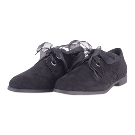 Chaussures à lacets élégantes Shelovet noir
