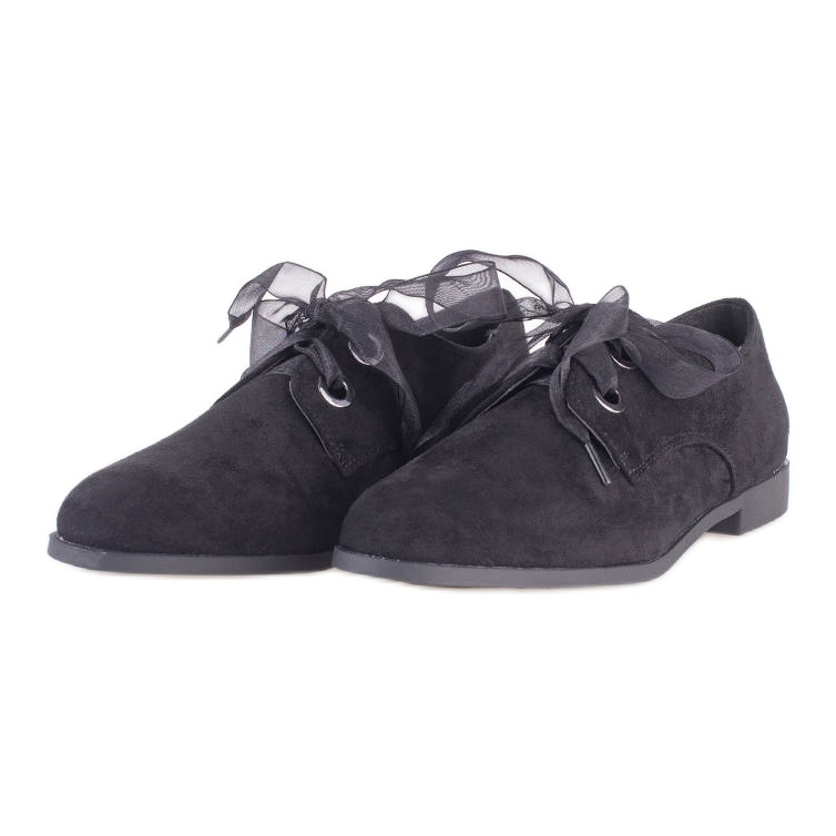 Chaussures à lacets élégantes Shelovet noir le noir
