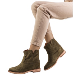 Bottines vertes Zoki