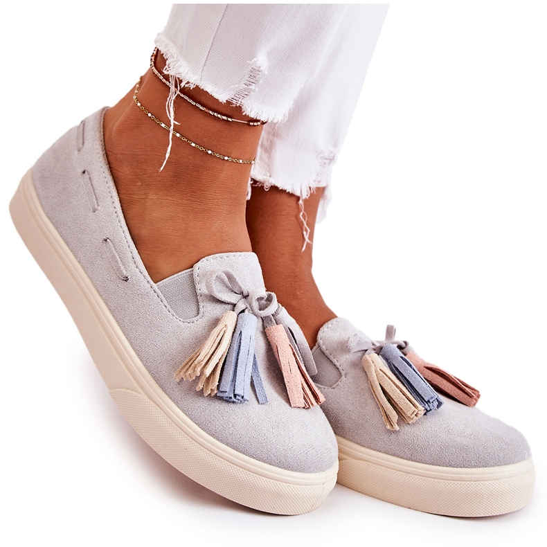 PS1 Baskets Femme Slip-On Gris Venira