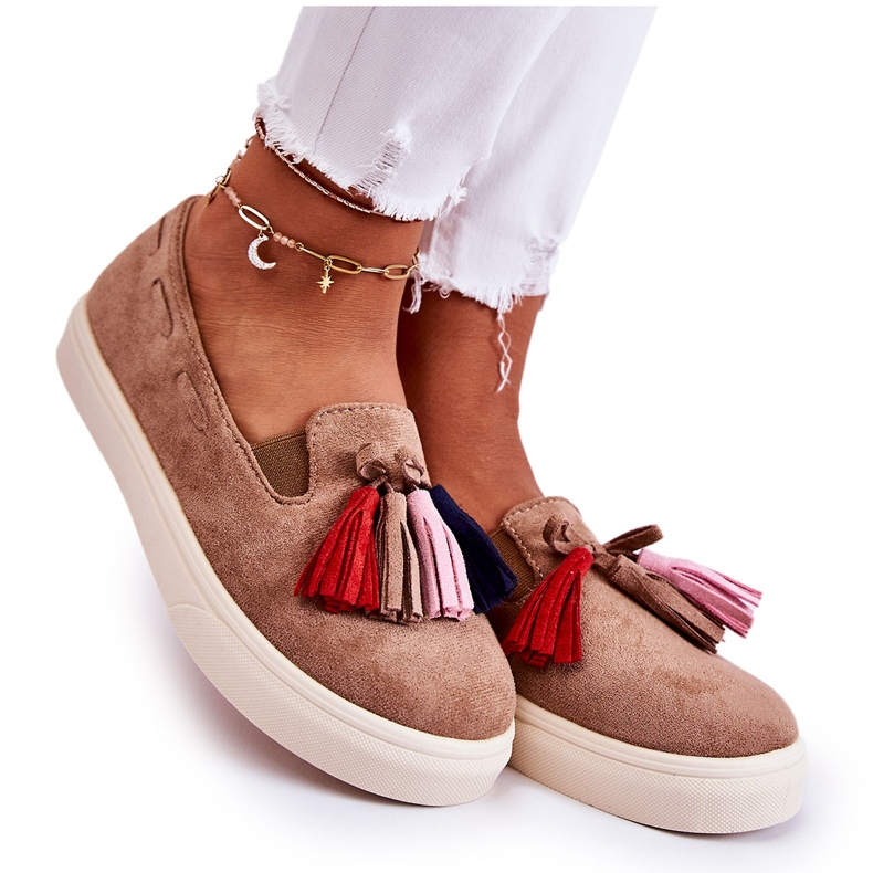 PS1 Baskets Femme Slip-On Marron Venira brun