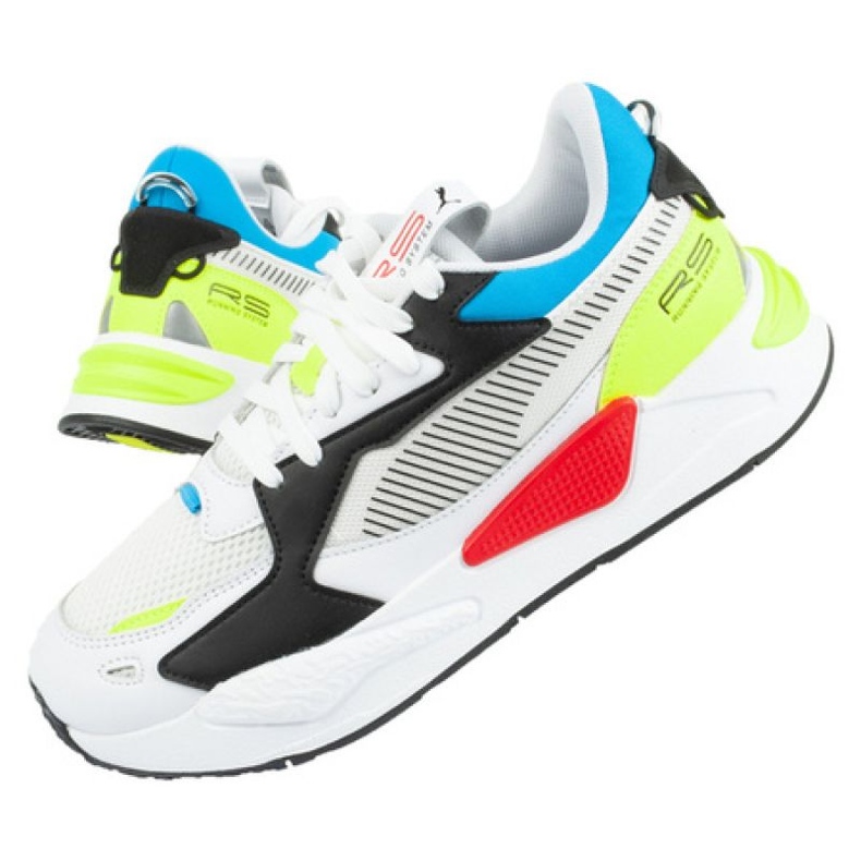 Baskets Puma RZ-Z Core M 383590 01 blanche multicolore