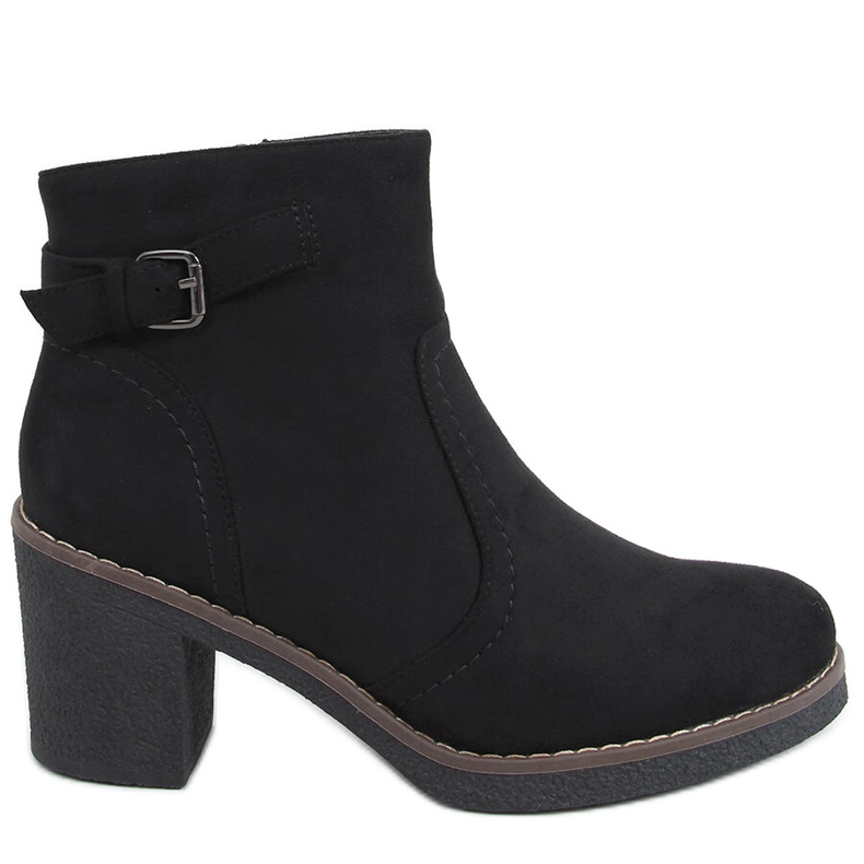 Boots sur talon caoutchouc Retta Noir le noir