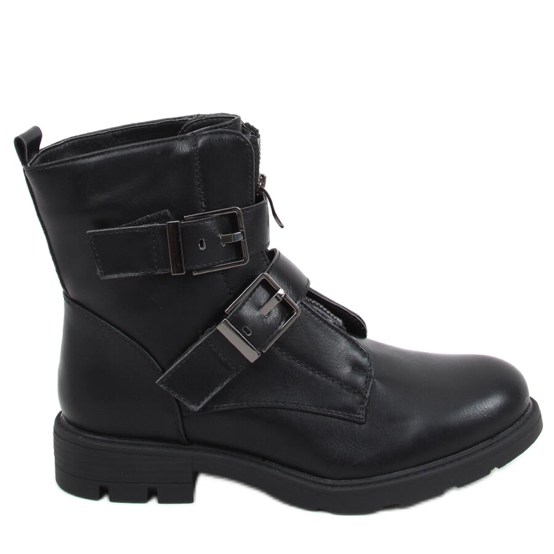 Umroo Bottes militaires noires le noir Umroo Bottes militaires noires le noir