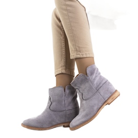 Bottines grises Zoki