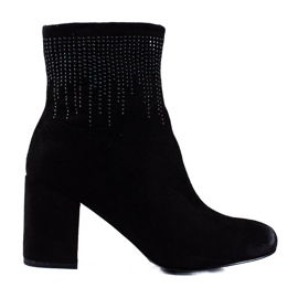 T.Sokolski Bottes en daim pour femmes sur le poste de Sokolski noir