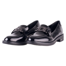 W. Potocki Chaussures laquées noires v. Potocki le noir