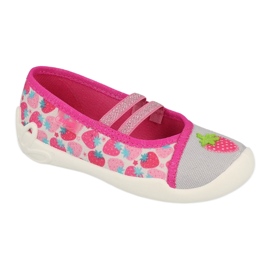 Befado chaussons enfant avec fraises 116X305 rose