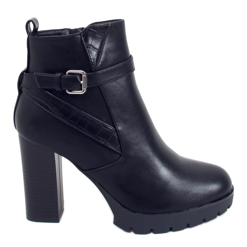 Roxi Bottines noires à talons le noir