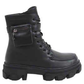 Boots avec pochette Trymo Black le noir