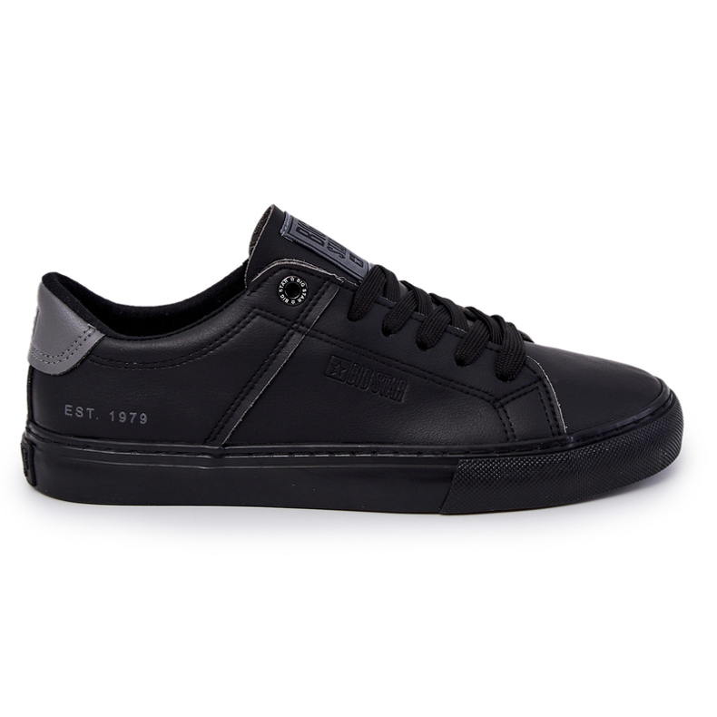 Sneakers Homme Cuir Big Star JJ174108 Noir le noir