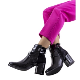 Bottines Mossley vernies noires