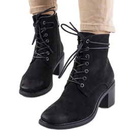 Bottines Sanlow noires le noir Bottines Sanlow noires le noir