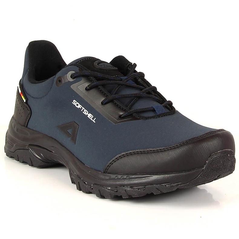 Chaussures de trekking imperméables American Club homme bleu marine