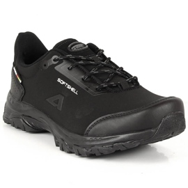 Chaussures de trekking imperméables American Club noires pour homme le noir
