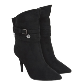 Bottines à talons Elssa noires le noir