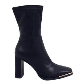 Bottines à talons Luna Black noir