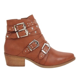 Boots à clous marron Yucatan brun