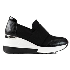 Baskets noires confortables Shelovet pour femmes
