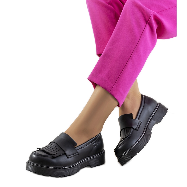 Chaussures noires Big Star II274100 le noir