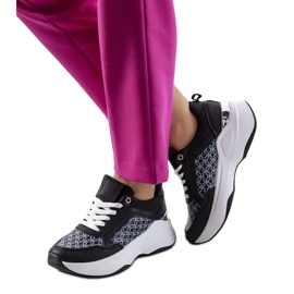 Baskets de sport Milan noires