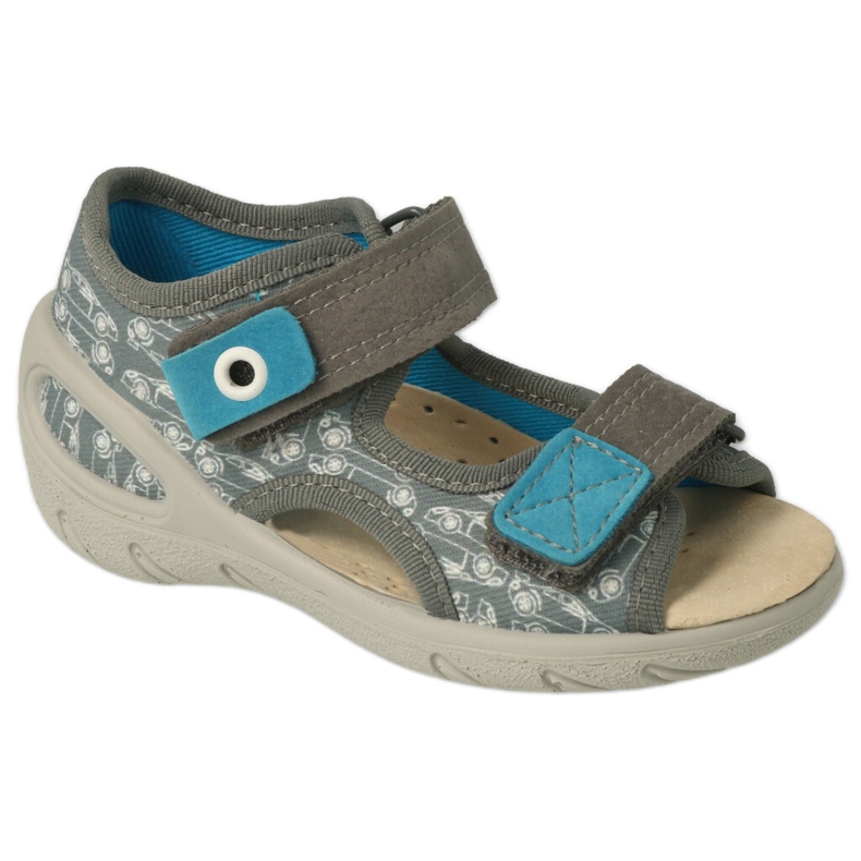 Befado chaussures pour enfants pu 065P169 gris vert Befado chaussures pour enfants pu 065P169 gris vert