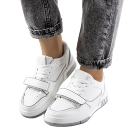 Baskets grises Kadie femme blanche