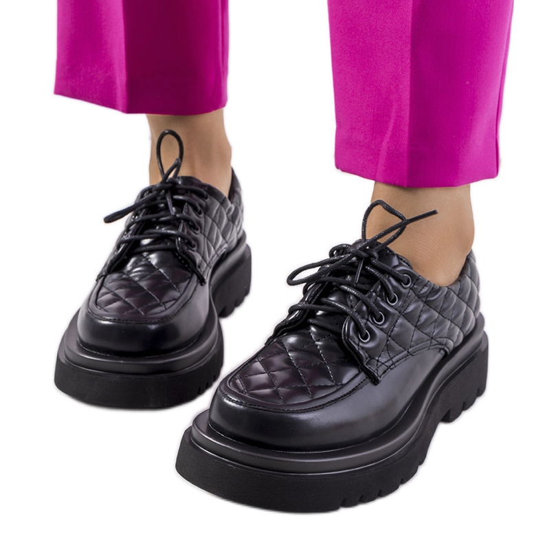 Richelieus noirs Godin le noir