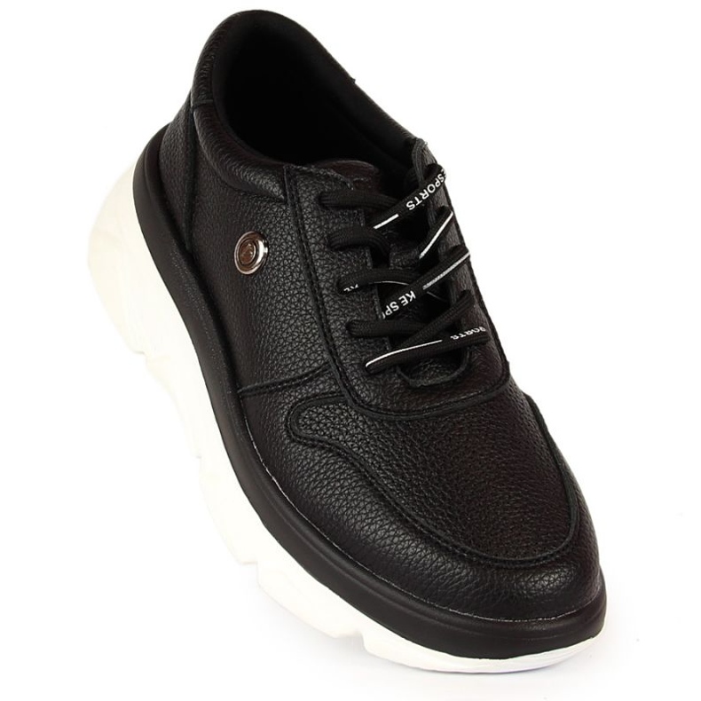 Chaussures de sport à plateforme Vinceza W JAN131 noires le noir