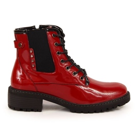 Bottes isolées Vinceza W JAN140B rouge noir