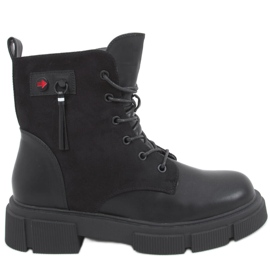 Bottes Provo Black à semelle épaisse noir