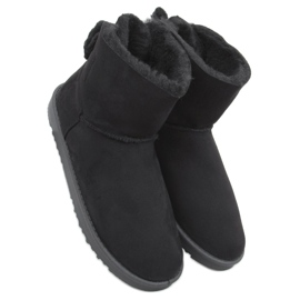 Emusy avec nœud en laine Kelly Black noir