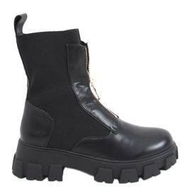 Boots à tige chaussette Ragna Black noir