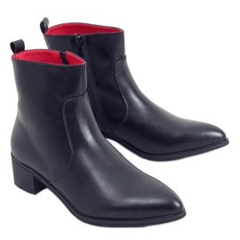 Bottines à petit talon Bellona Noir le noir