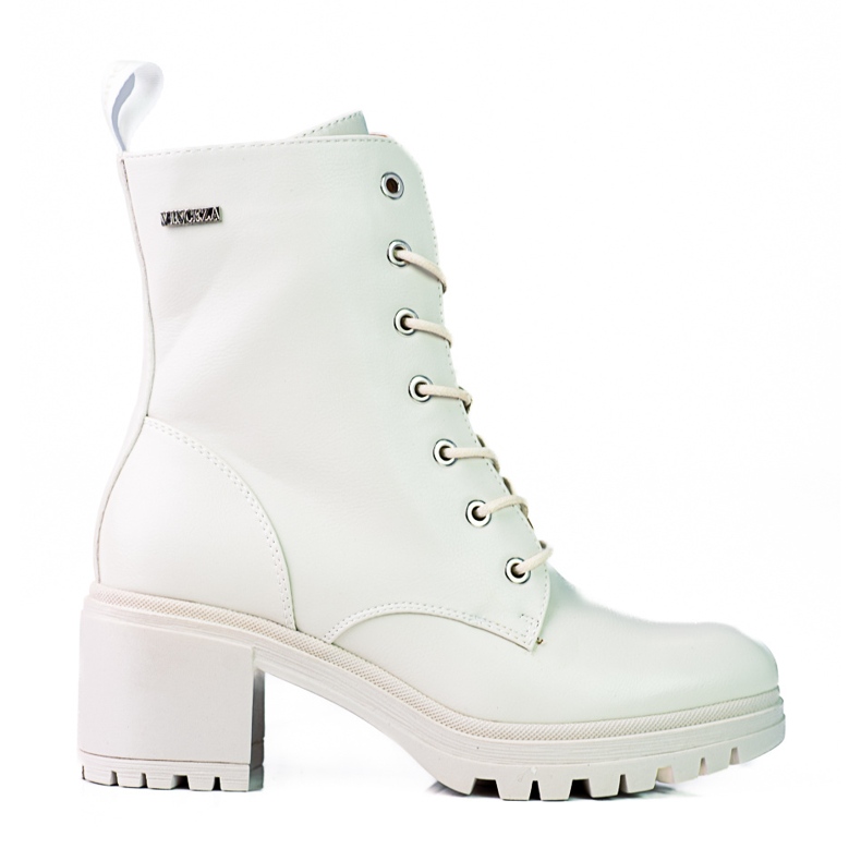 Sacs Vinceza beiges à lacets pour femmes sur un poteau bas brun Sacs Vinceza beiges à lacets pour femmes sur un poteau bas brun