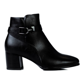 Bottes Vinceza noires classiques pour femmes