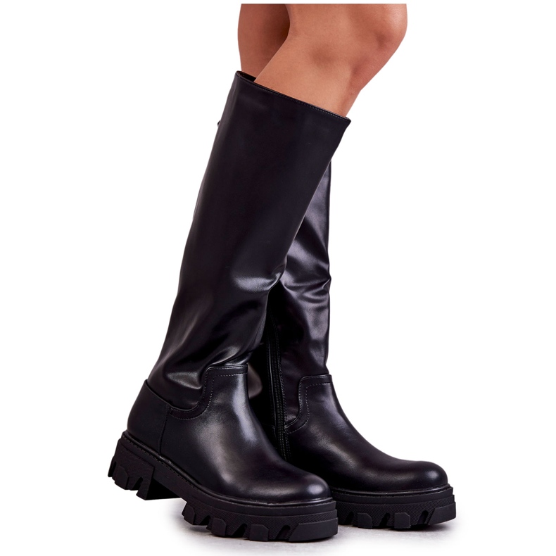 Bottes Femmes Classiques Travailleurs Noir Clarisa le noir