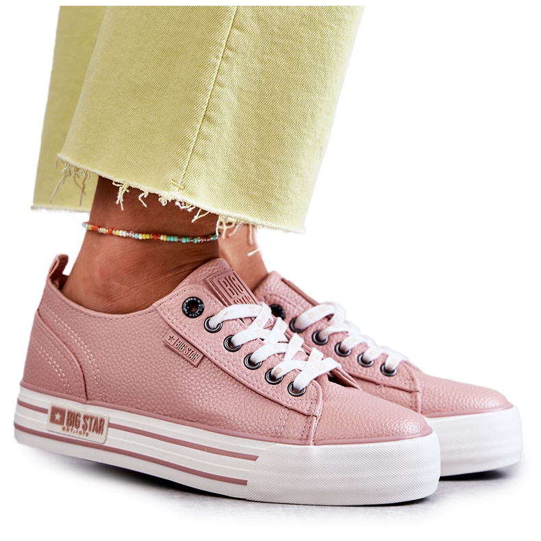 Baskets Basses Femme Big Star KK274016 Rose