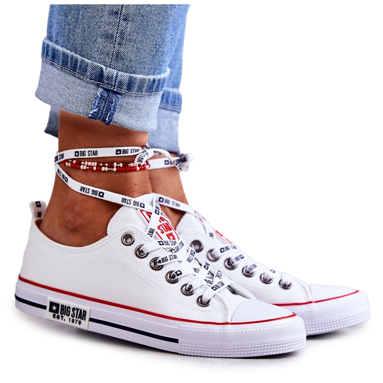 Baskets Femme Material Big Star KK274101 Blanc blanche