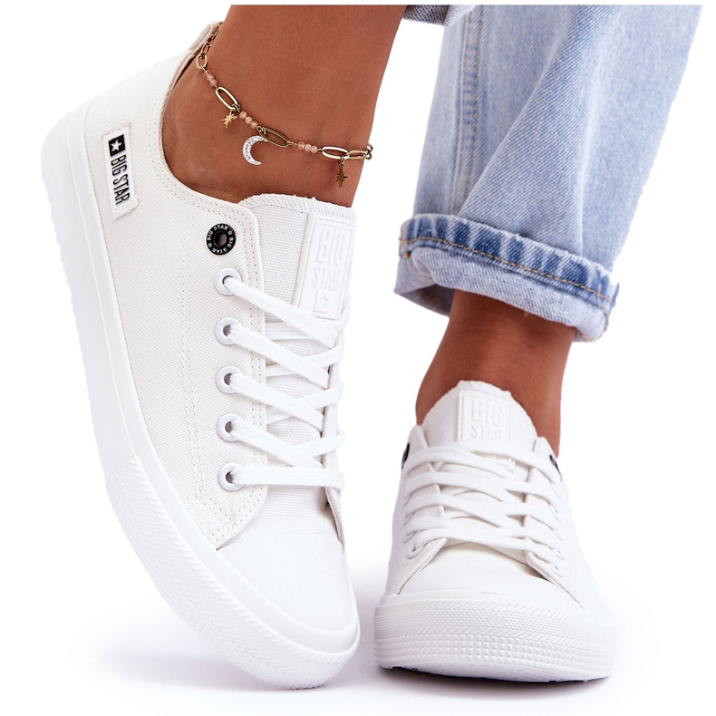 Baskets Basses Femme Big Star KK274008 Blanc blanche