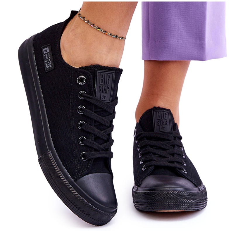 Baskets Basses Femme Big Star KK274009 Noir le noir Baskets Basses Femme Big Star KK274009 Noir le noir