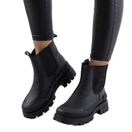 Bottines Kamisa noires le noir