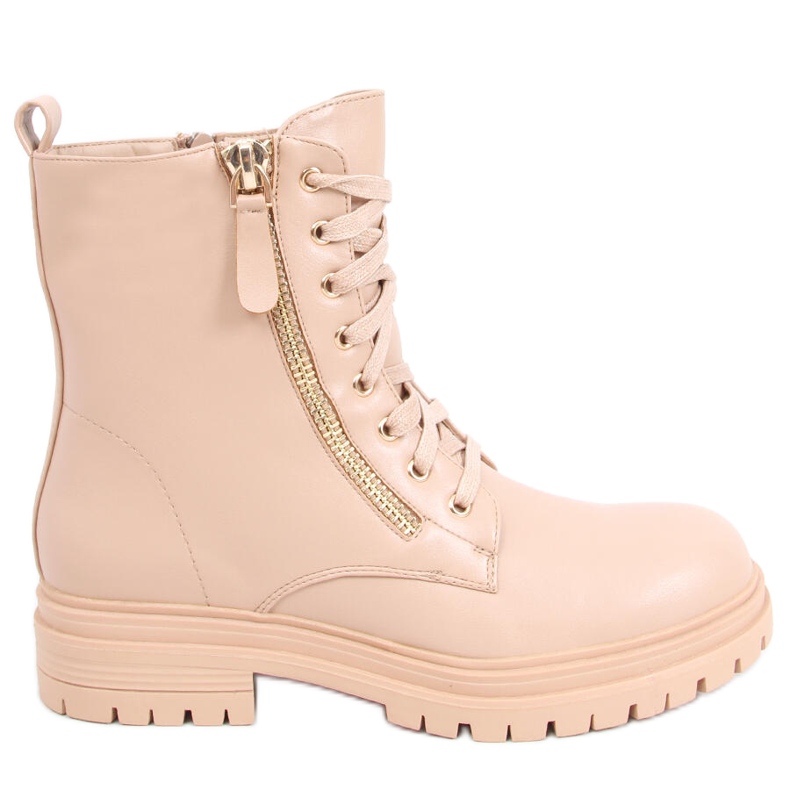 Bottines à lacets de Dontre Nude beige Bottines à lacets de Dontre Nude beige