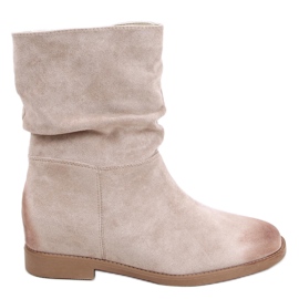 Bottes sur un coin caché Bansi Beige