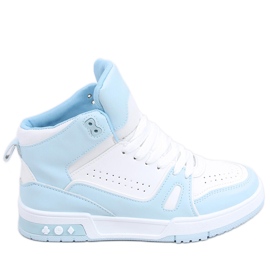 Baskets montantes Liam Blue blanc bleu