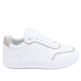 PA1 Baskets femme Josie Golden blanc doré