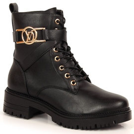 Vinceza Bottes chaudes femme Potocki noires