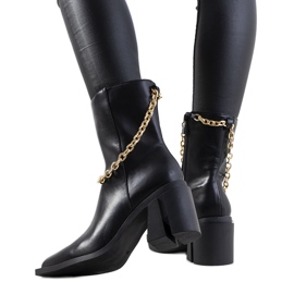 Santiags Massa noires le noir