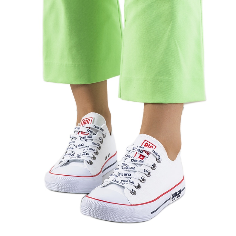 Baskets blanches classiques Big Star KK274101