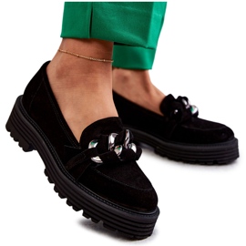 Chaussures en Daim Femme Laura Messi 2523 Noir